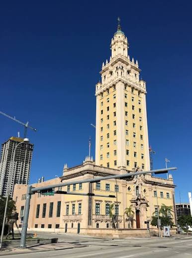 Freedom Tower historic Mediterranean Revival architectural landmark in Downtown Miami